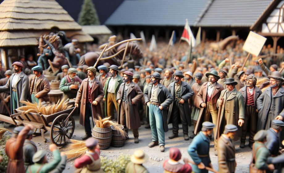 Historischer Bauernprotest gegen Treibstoffsteuer in Deutschland