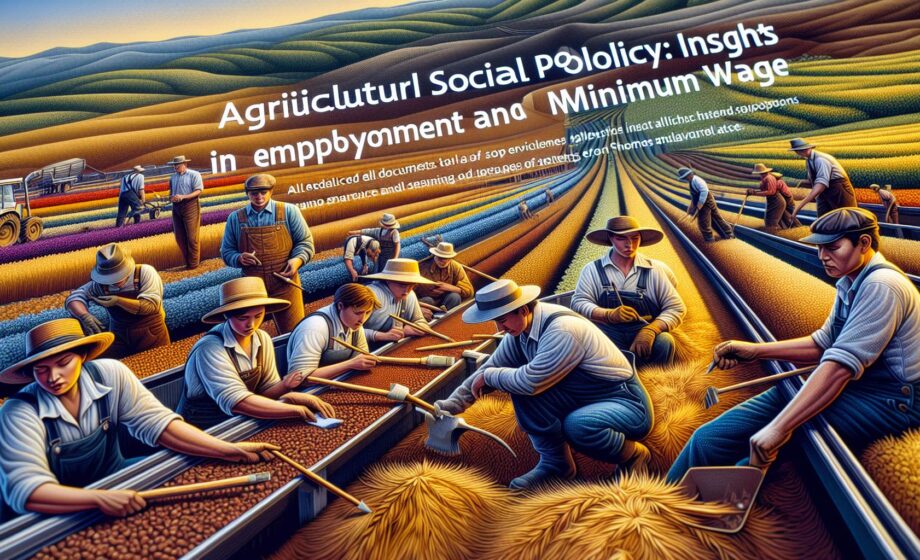 Agrarsozialpolitik: Einblicke in Beschäftigung und Mindestlohn im Landwirtschaftssektor