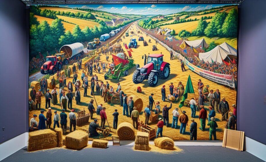Mobilisierung der Okzitanischen Landwirte auf der A64 und in Ariège