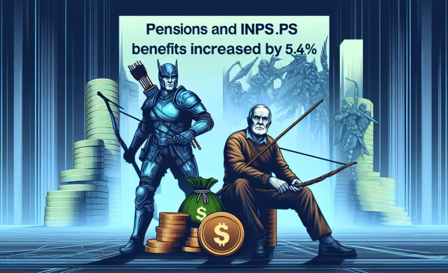 Pensionen und INPS-Leistungen steigen um 5,4%