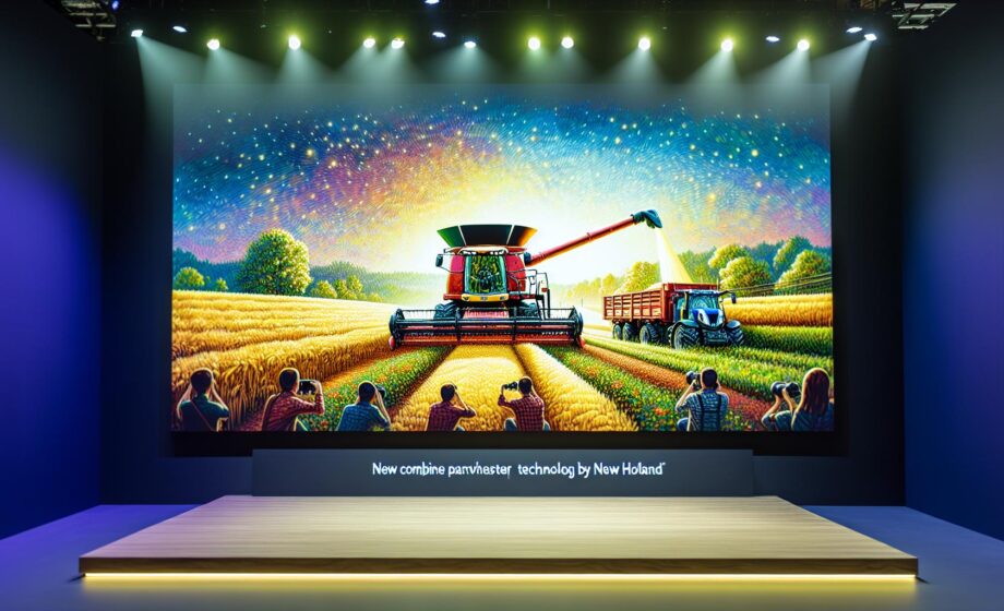 Neue Mähdrescher-Pickup-Technologie von New Holland