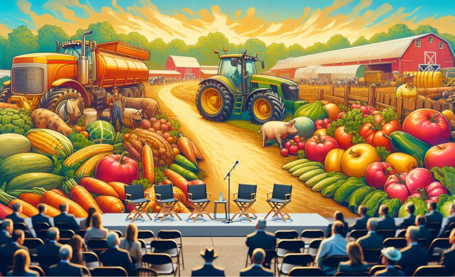 Live-Verfolgung von Diskussionsrunden vom Landwirtschaftsmesse