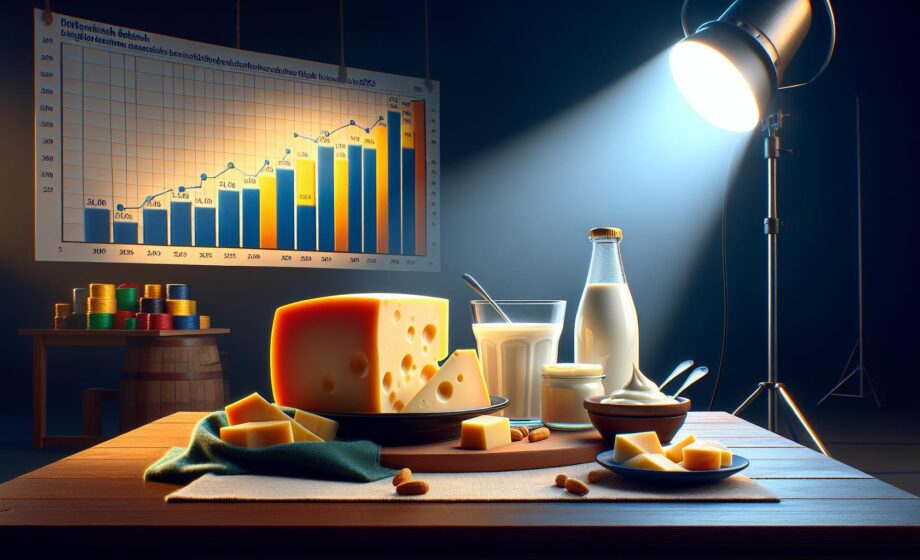 Anstieg der deutschen Milchproduktausfuhr im Jahr 2023