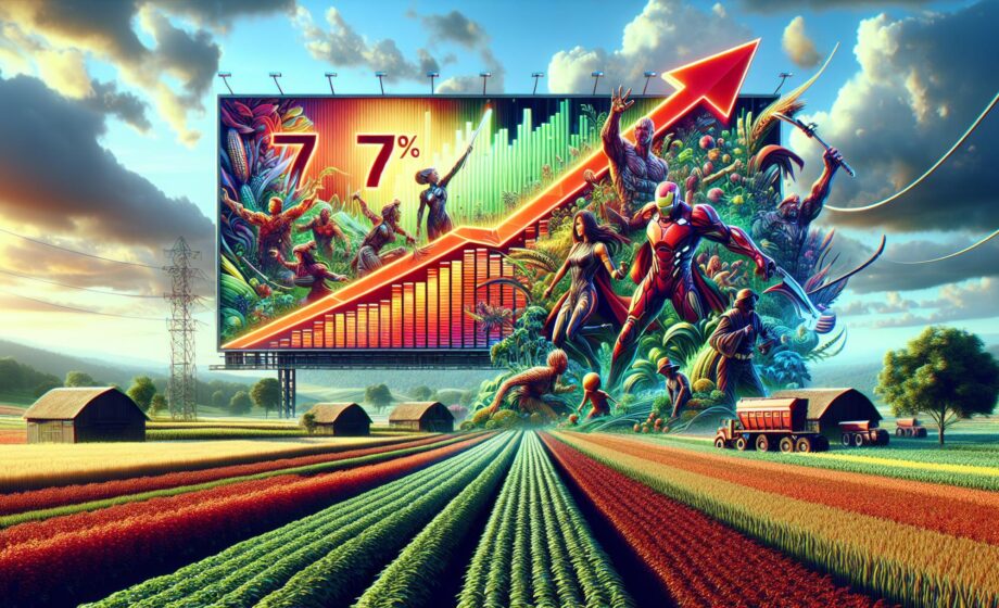 Landwirtschaftliche Erzeugerpreise 7,7% niedriger im Januar 2024 vs. 2023