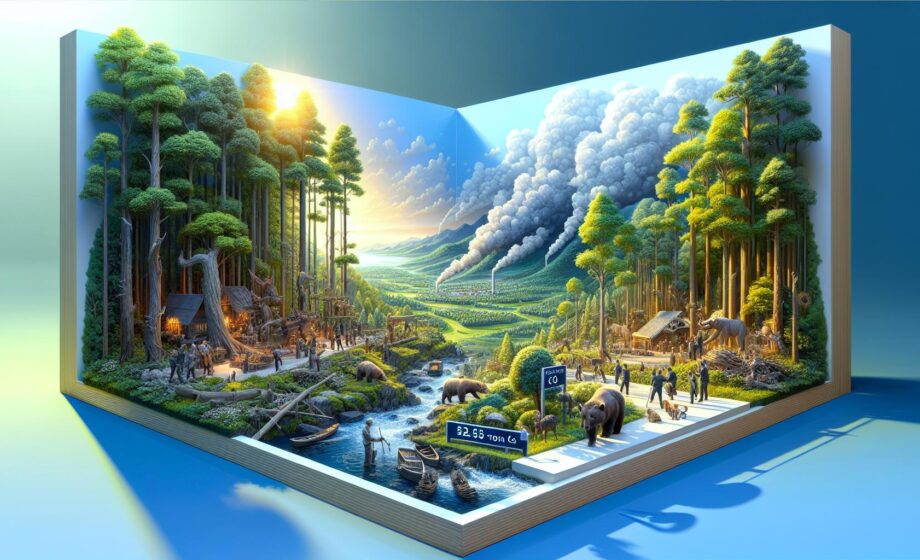 Wald schützt Klima: 52,5 Mio. t CO2 im Jahr 2021 aufgenommen!