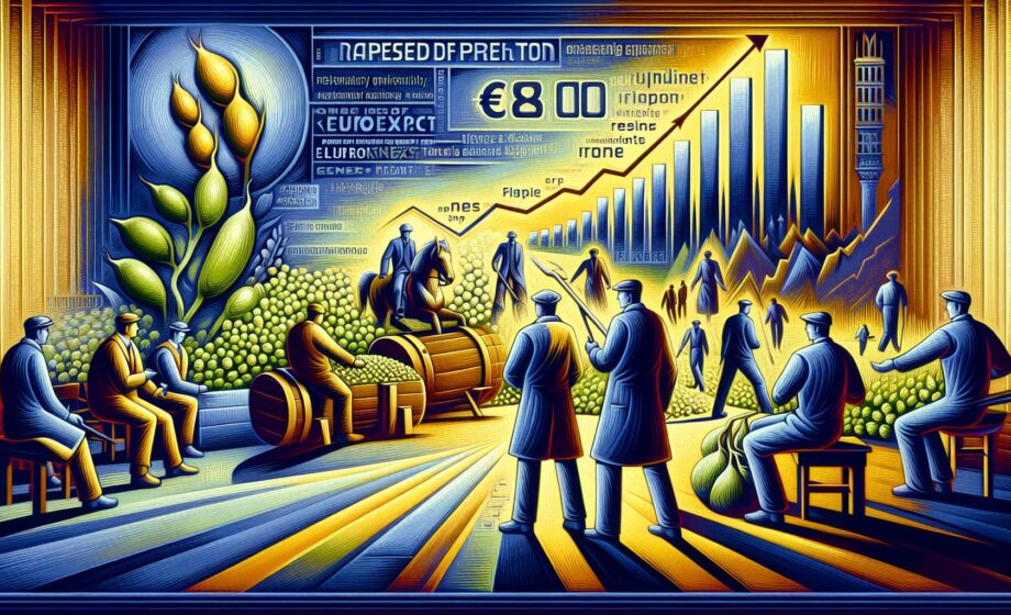 Der Raps steigt um 8 €/t auf Euronext