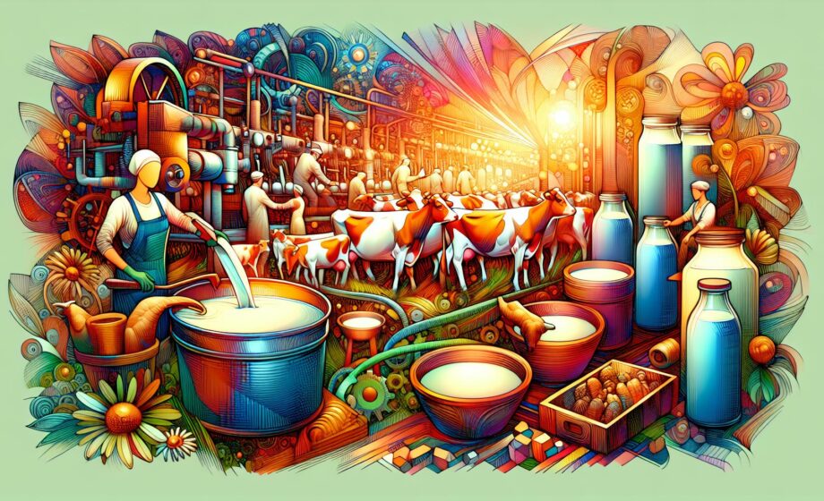 Steigerung der Milchproduktion im Vergleich zum Vorjahr