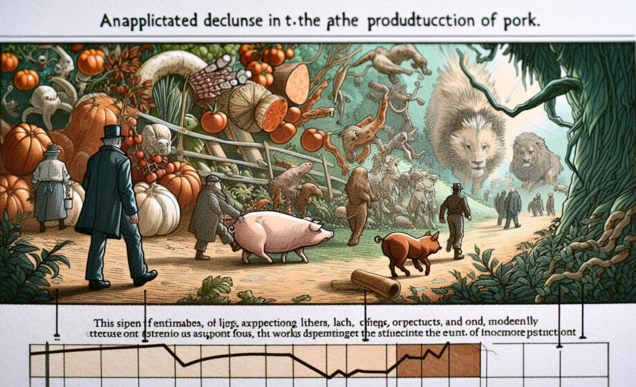Erwarteter Rückgang der Produktion von Schweinefleisch