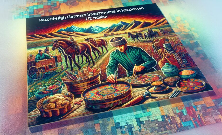 Rekordhohe Deutsche Investitionen in Kasachstan: 712 Millionen Euro