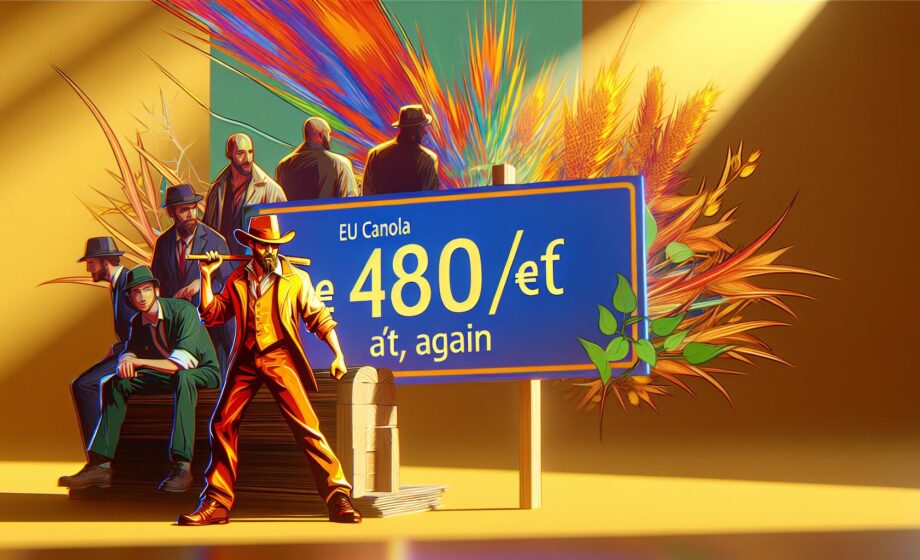 EU-Raps erreicht wieder 480 €/t