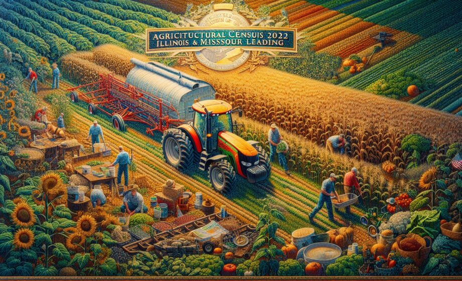 Landwirtschaftszählung 2022 – Spitzenreiter Illinois und Missouri