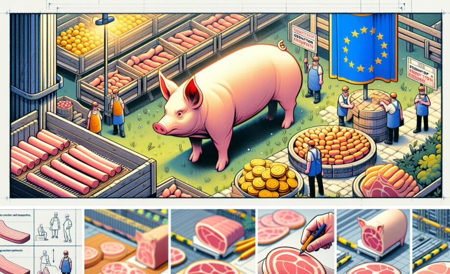 Leichte Reduzierung der EU-Schweinefleischproduktion
