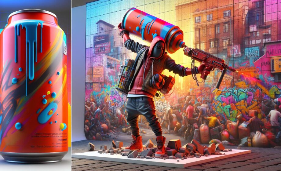 Strafen für Graffitis an der Mailänder Konföderation der Landwirtschaft