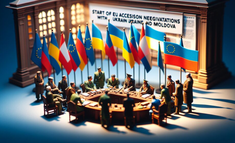 Start der EU-Beitrittsverhandlungen mit Ukraine und Moldau