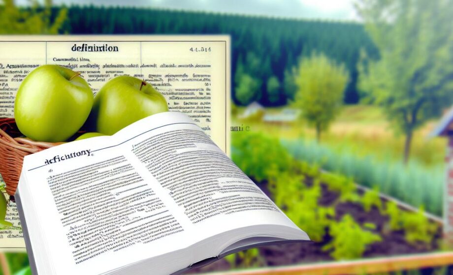 Agrardefinitionen im Amtsblatt