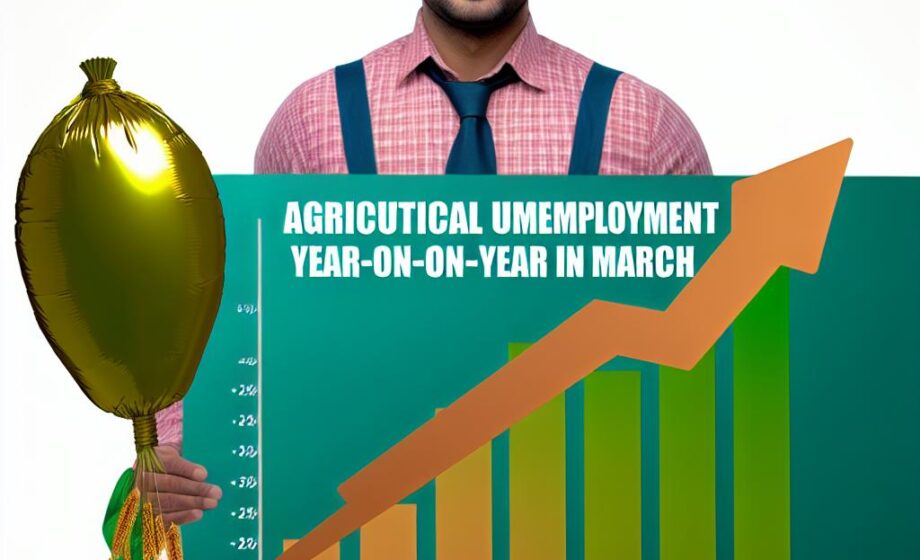 Arbeitslosigkeit in Landwirtschaft sinkt im März um 12,81% jährlich