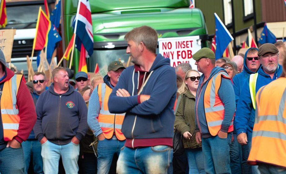 Bauernproteste in UK: „Nein zu Labour“