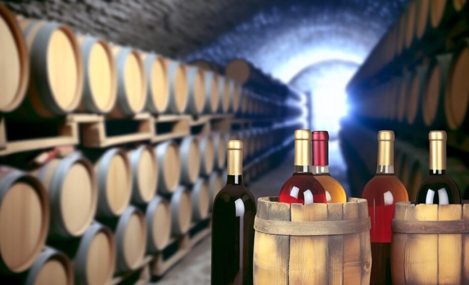 Weinbestand im Keller am 31. März 2025