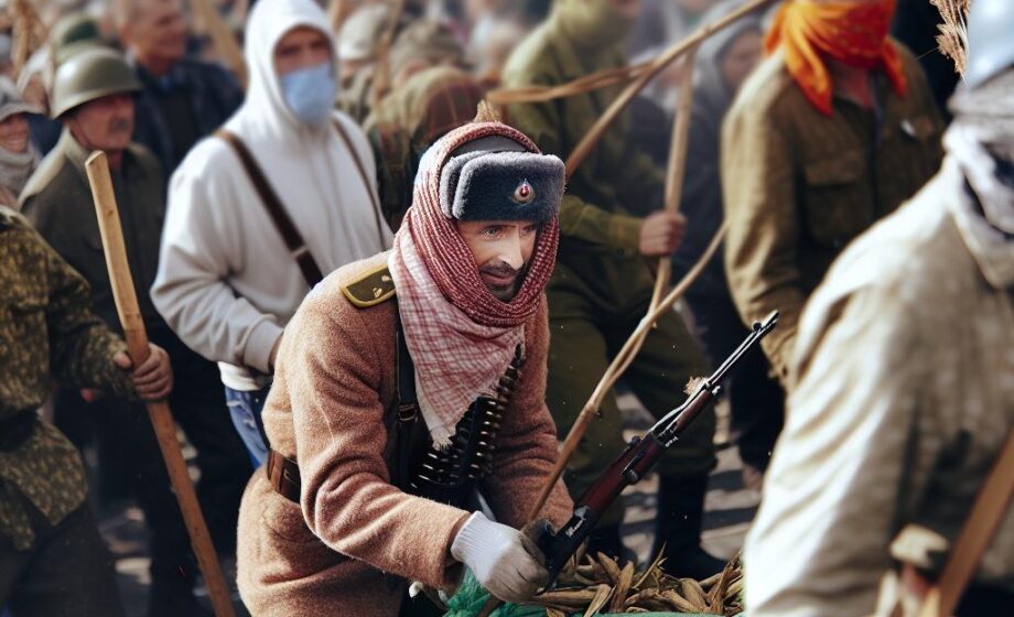Bauern protestieren im Kriegsstil für Ernährungssicherheit