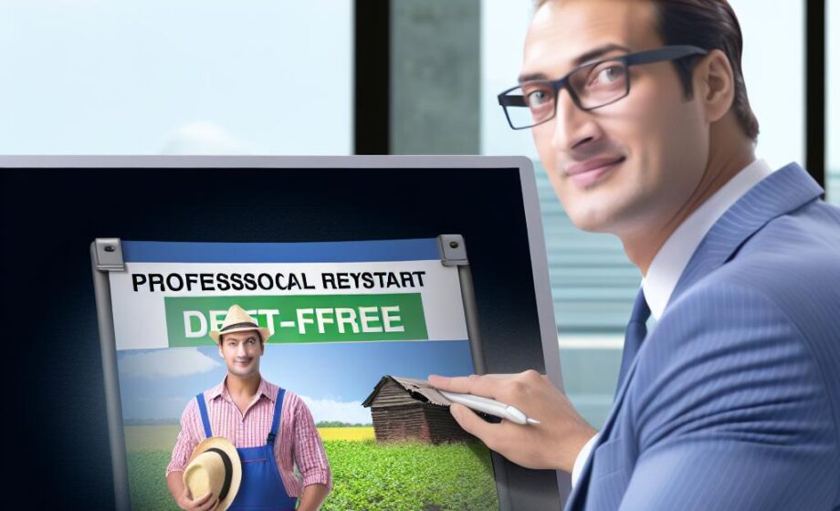 Beruflicher Neustart: Schuldenfrei für Landwirte