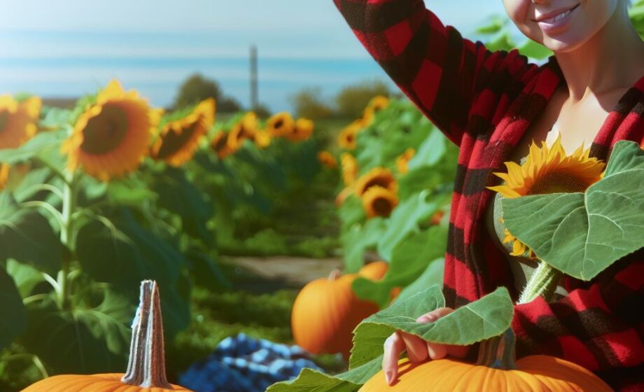Kürbisbauern erweitern mit Sonnenblumen das PYO-Angebot