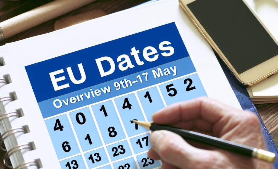 EU-Termine: 9.–17. Mai im Überblick
