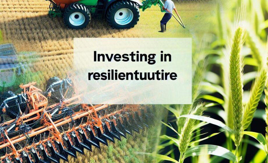 Investieren Sie in widerstandsfähige Landwirtschaft