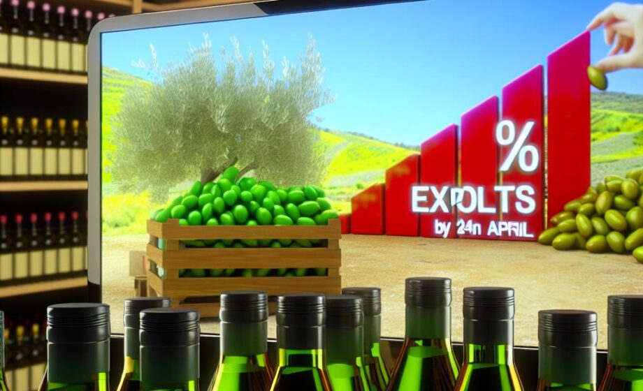 Olivenölexporte steigen im April um 24 Prozent