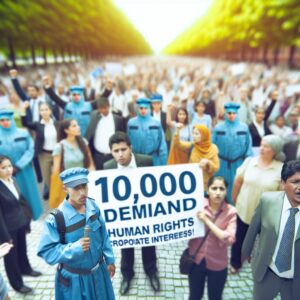 100.000 fordern: Menschenrechte vor Konzerninteressen!