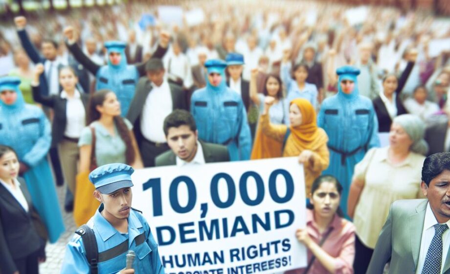 100.000 fordern: Menschenrechte vor Konzerninteressen!