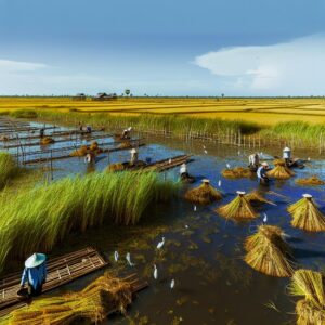 Reisbauern der Albufera kämpfen mit Mythimna-Plage