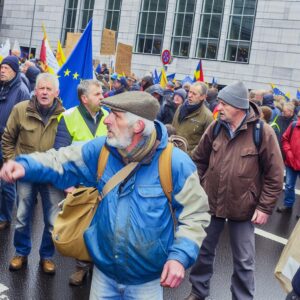 Europas Bauern protestieren in Brüssel gegen Kürzungen