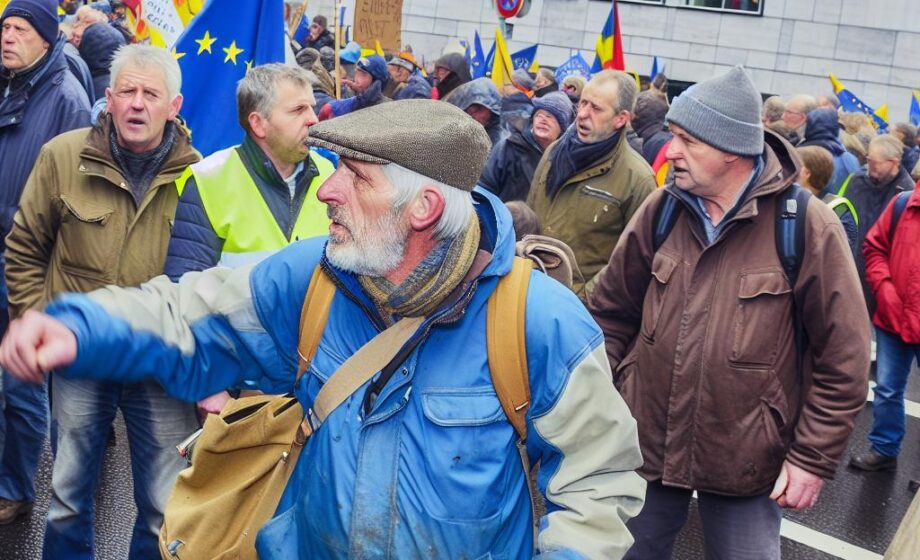 Europas Bauern protestieren in Brüssel gegen Kürzungen