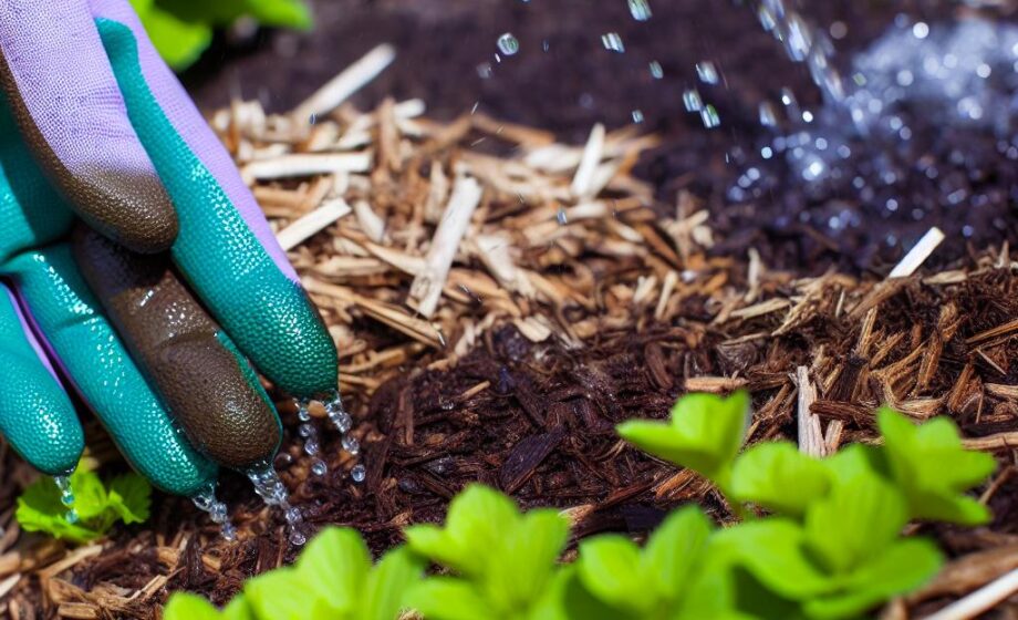 Gartentipp: Wasser sparen durch Mulchen