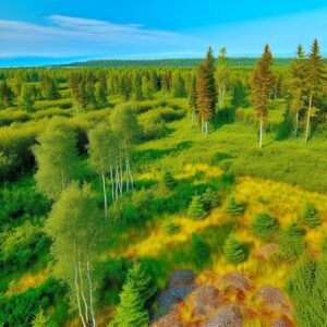 Pflanzendecke zur CO2-Bilanz-Verbesserung