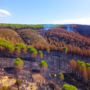 Spanien: Fast 350.000 Hektar Wald verbrannt