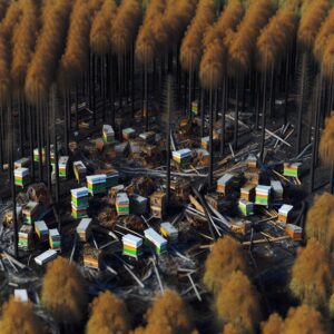 Waldbrände zerstören über 7.000 Bienenstöcke