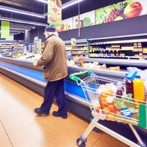 FNSEA-Aktion in Elsass-Supermärkten
