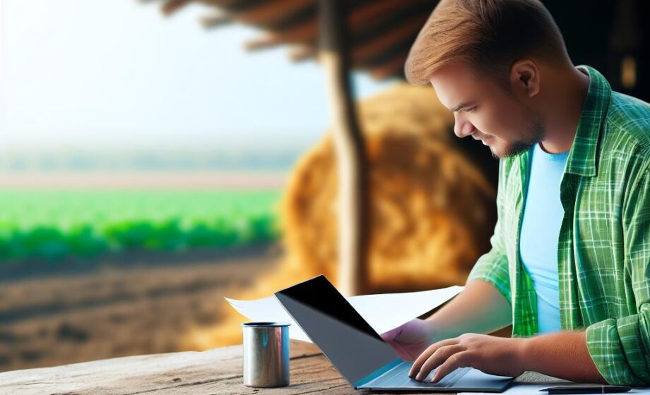 Steuergutschrift für Junglandwirte: Online-Formular verfügbar