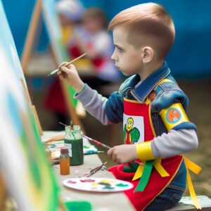 Kinder-Malwettbewerb Ländliche Malerei Fertiberia