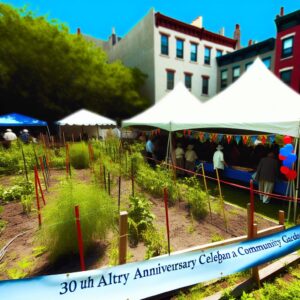 New Yorker Gemeinschaftsgarten feiert 30-jähriges Bestehen