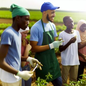 Grüne Ziele ziehen Jugendliche in Landwirtschaft