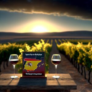 Spanien fällt zurück: Drittgrößter Weinproduzent